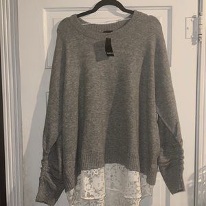 Torrid Sweater with Lace